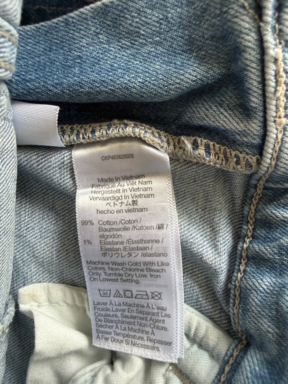Madewell Emmet Wide-Leg Light Wash Women’s Jeans - Classic Casual - Picture 5 of 6